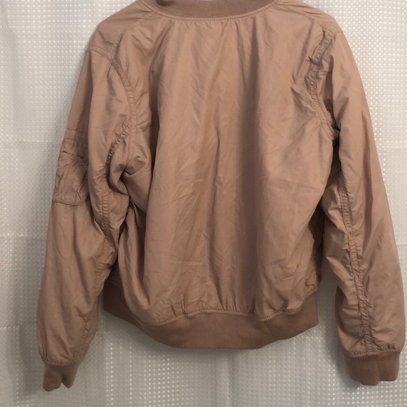 Gap Bomber Jacket Rose Gold/Blush - Picture 7 of 8